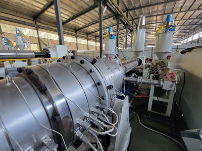 Линия по производству труб ПЭ 350-630mm
