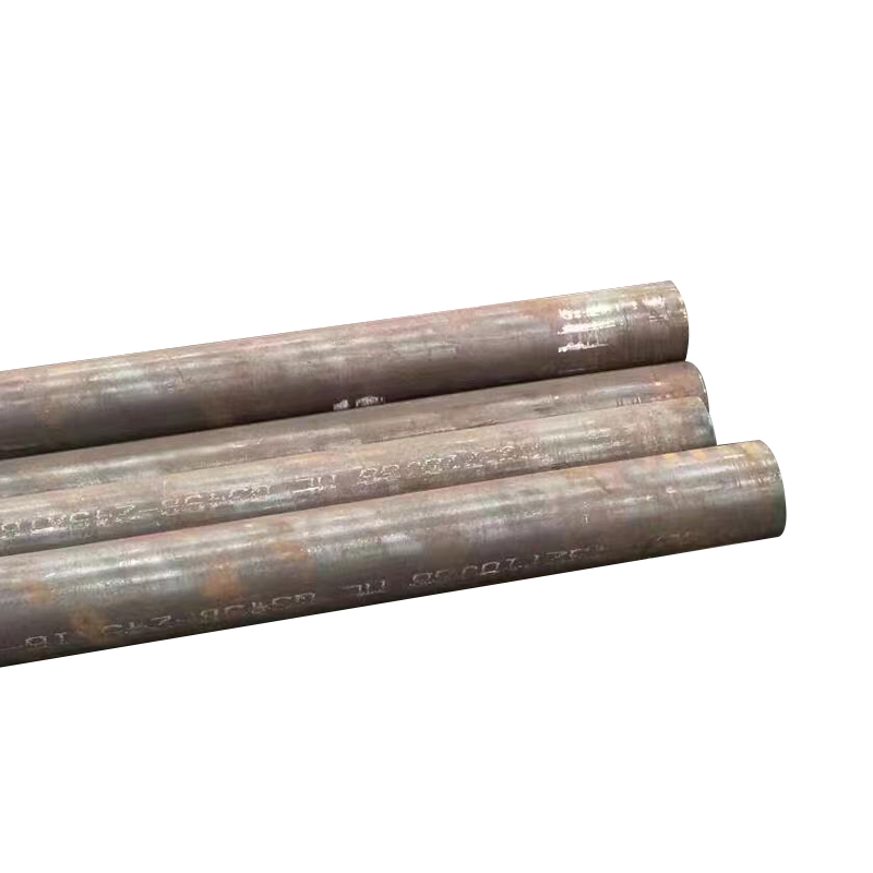 Excelente Qualidade Laminada a Quente 6m Q195, Q235, Q345, Q195, Q215 ERW Metal Aço Tubo Redondo Tubo de Aço Carbono Preto