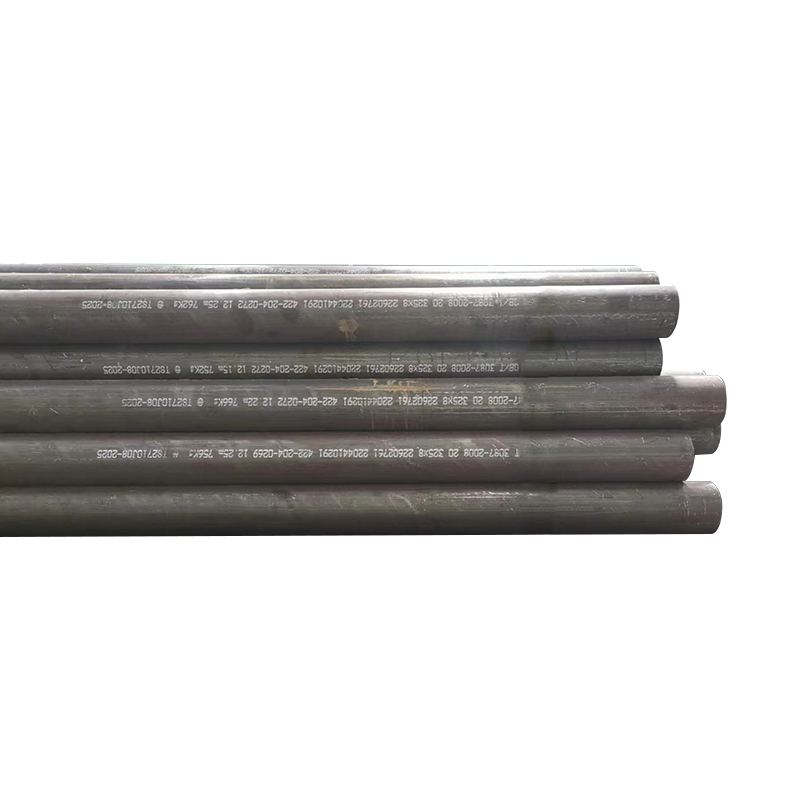 Excelente Qualidade Laminada a Quente 6m Q195, Q235, Q345, Q195, Q215 ERW Metal Aço Tubo Redondo Tubo de Aço Carbono Preto