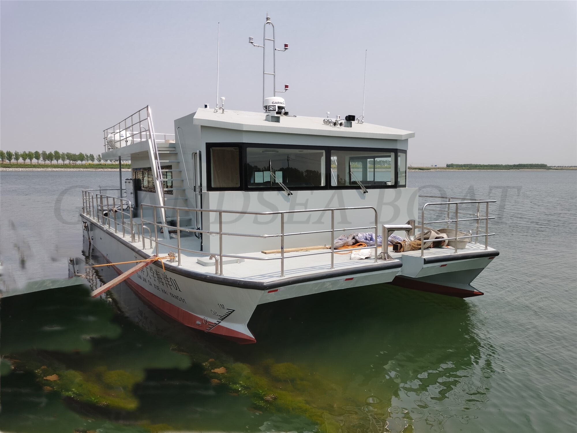 Grandsea 14m Aluminum Cheap Price Catamaran Research Work Boat and Hydrographic Survey Work Vessel for sale