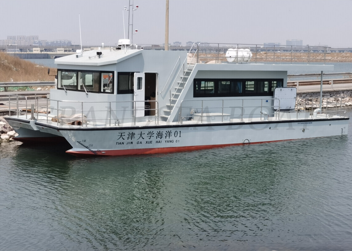 Grandsea 14m Aluminum Cheap Price Catamaran Research Work Boat and Hydrographic Survey Work Vessel for sale