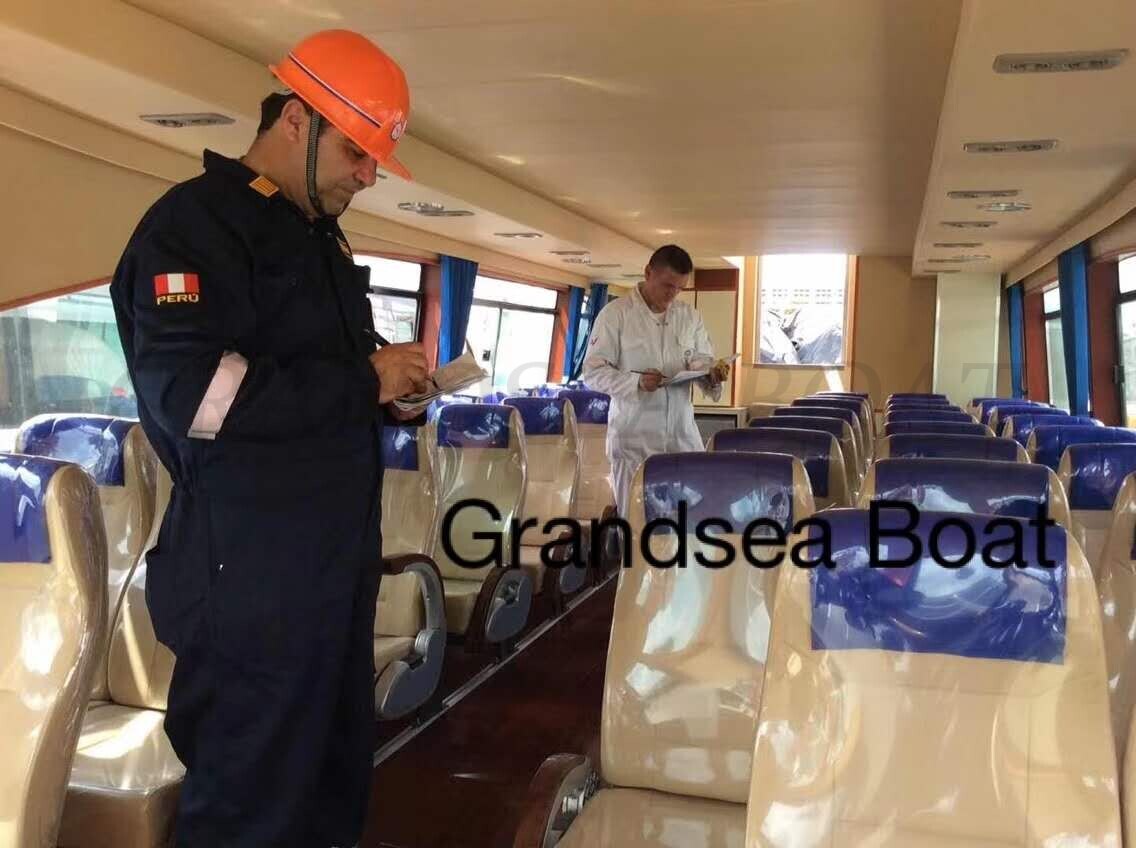 6units Length 16m Fiberglass Material Crew Boats in Peru