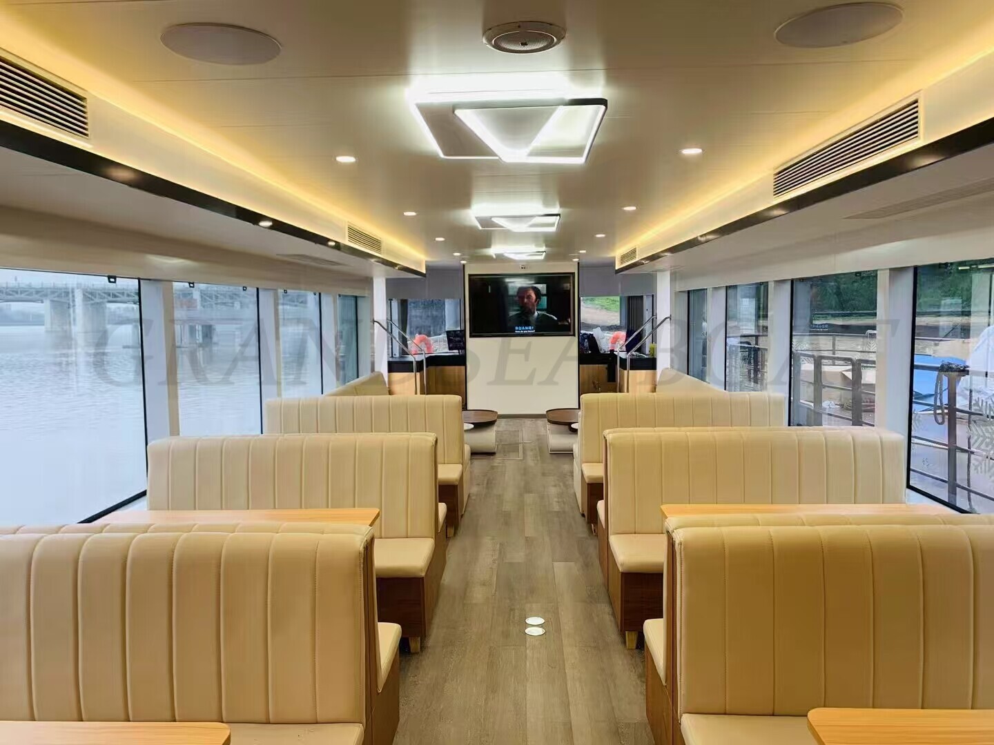 Grandsea 22m Double Decker Catamaran Dinner Cruise Sightseeing Water Taxi Bus Ferry Boat for sale