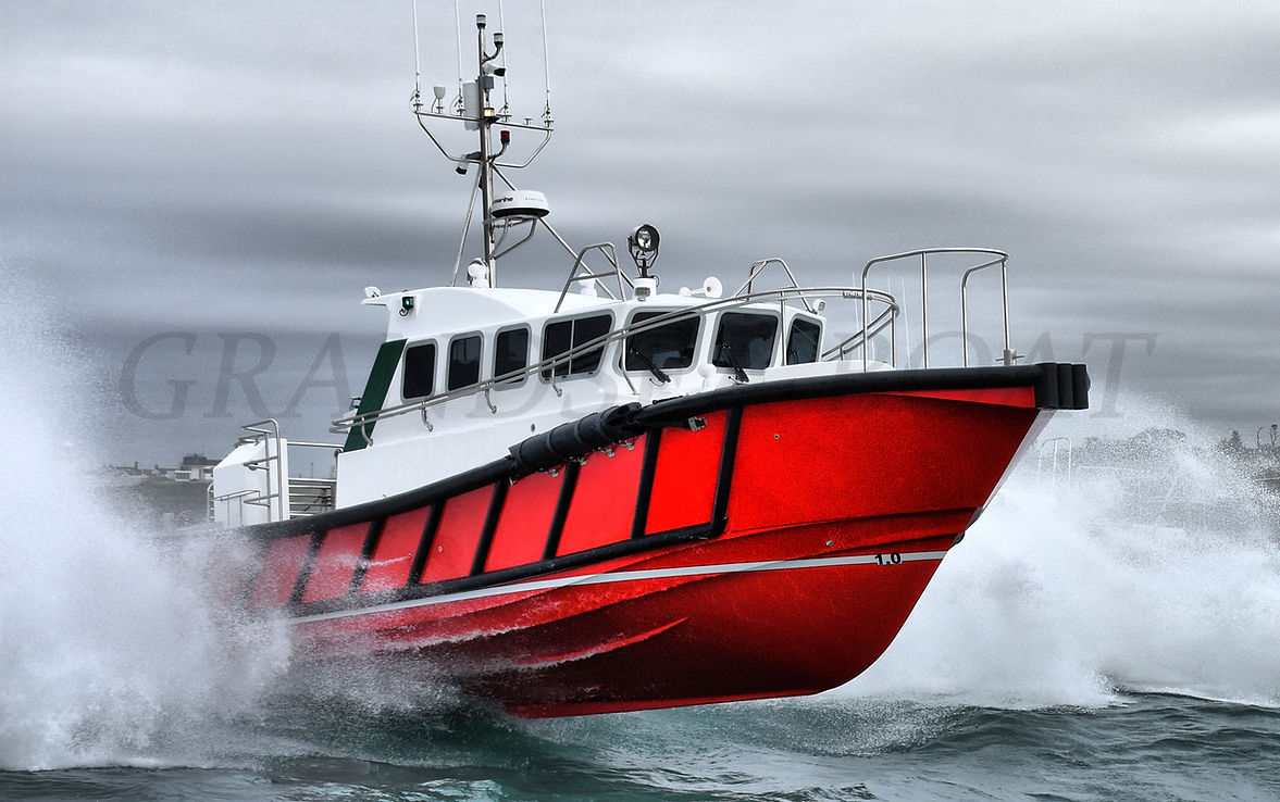 Grandsea Length 13.35m Aluminum marine Pilot Boat for sale 