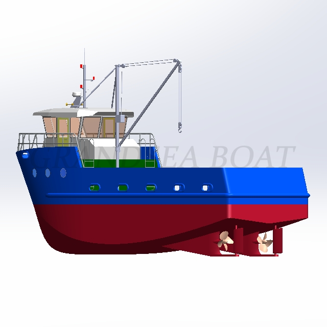  54ft/16m Fiberglass Purse Seine Fishing Boat for sale             