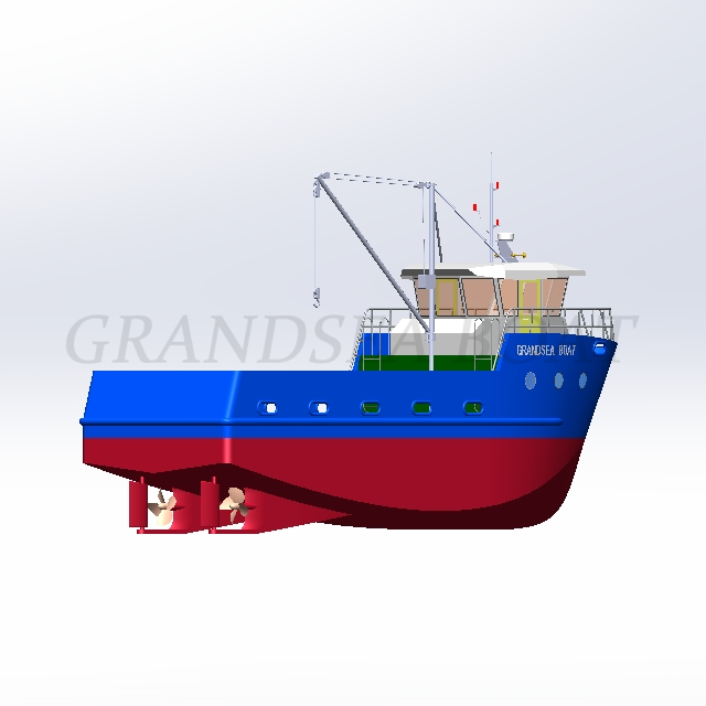  54ft/16m Fiberglass Purse Seine Fishing Boat for sale             