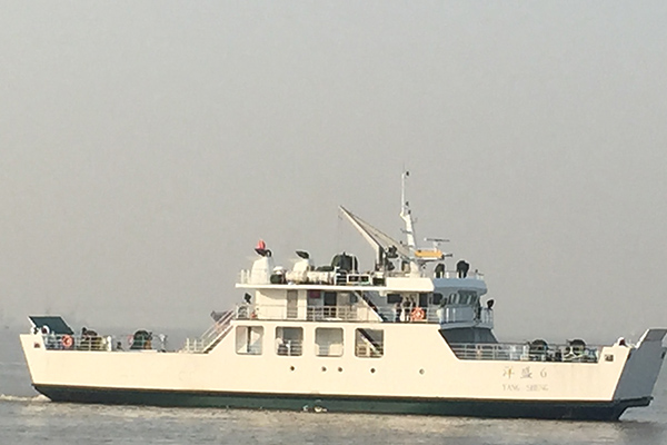 Grandsea 42m/140ft Steel Hull 150pax RoRo Passenger Ship with Vehicle Deck in Coastal Area Class Approval Boat