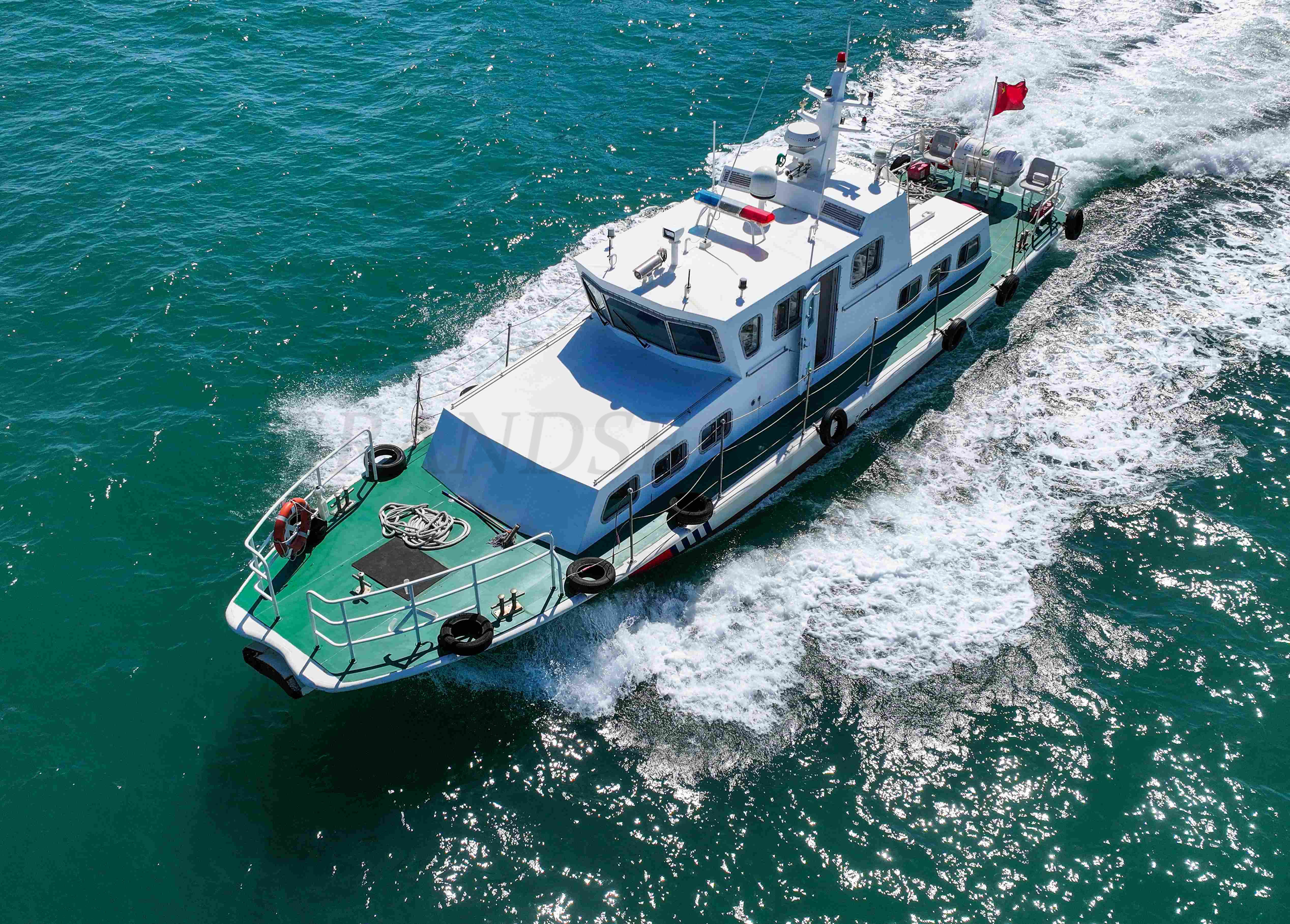 Grandsea 长度21.5米铝制内河巡逻艇出售 中国巡逻艇制造商