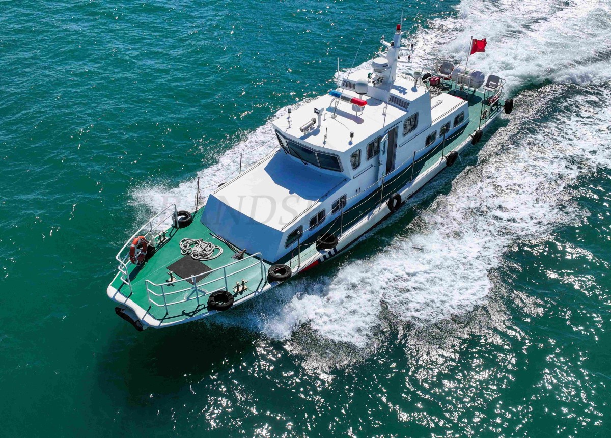 Grandsea 长度21.5米铝制内河巡逻艇出售 中国巡逻艇制造商