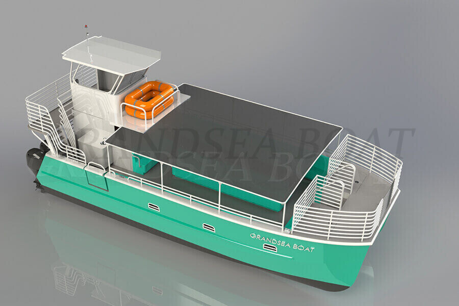 Grandsea 11.6m Aluminum Catamaran Sightseeing Diving Passenger Boat