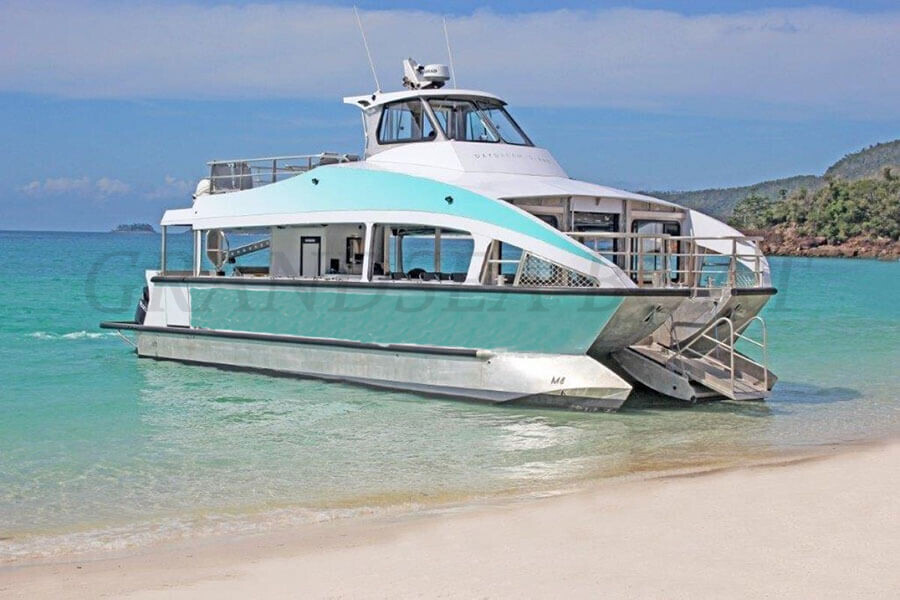 Grandsea 39ft Aluminum 30persons Catamaran Passenger Water Taxi Boat For Sale