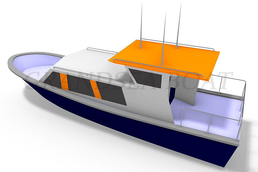 42ft 30 Persons Aluminium Passenger Ferry for Sale