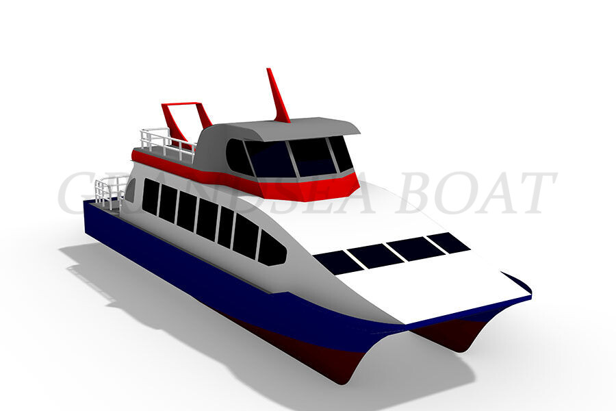 16m Aluminum Catamaran  Jet 50 Passenger Ferry Boat  For Sale