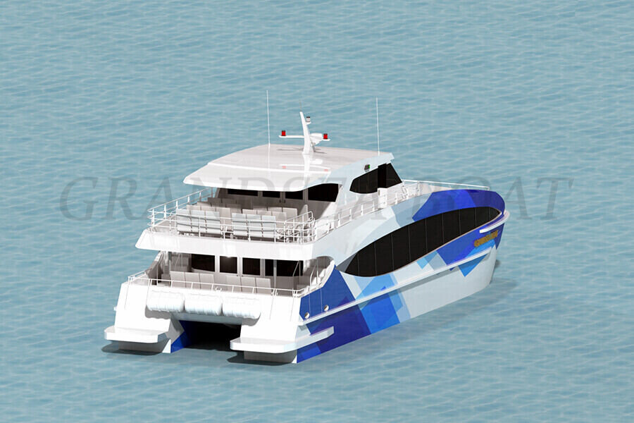 Grandsea 100 Passenger Aluminum Catamaran Ferry/passenger/high Speed Boat/ship for Sale