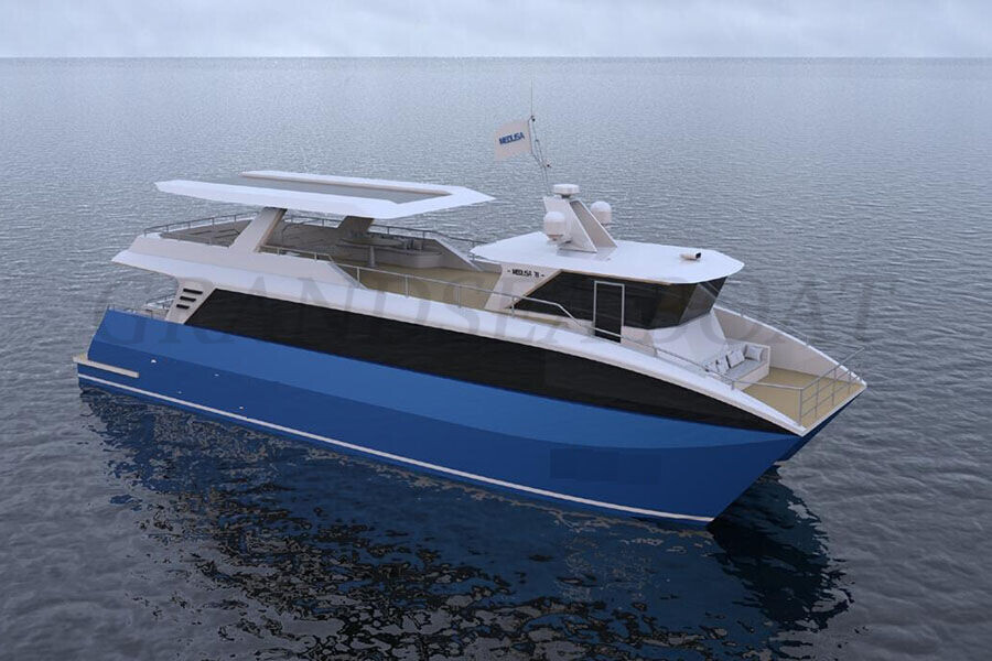 24m Aluminum Touring/sightseeing/luxury House Boats for Sale