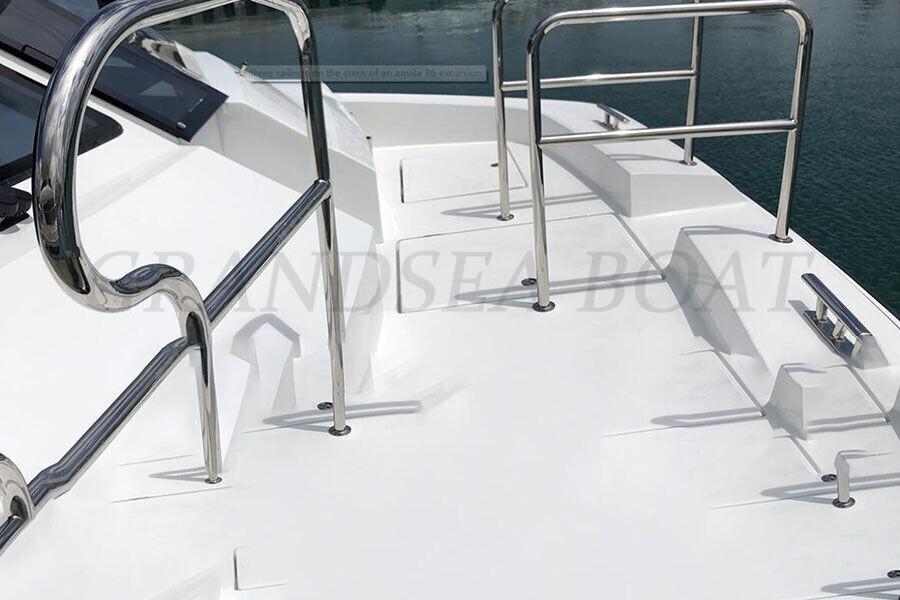 China 38ft Catamaran 30 Passenger FRP Catamaran Ferry Boat for Sale