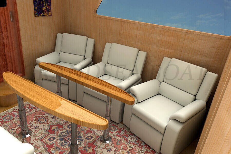 Grandsea 40ft Fiberglass Naval Admirals Ceremonial Craft Boat for Sale