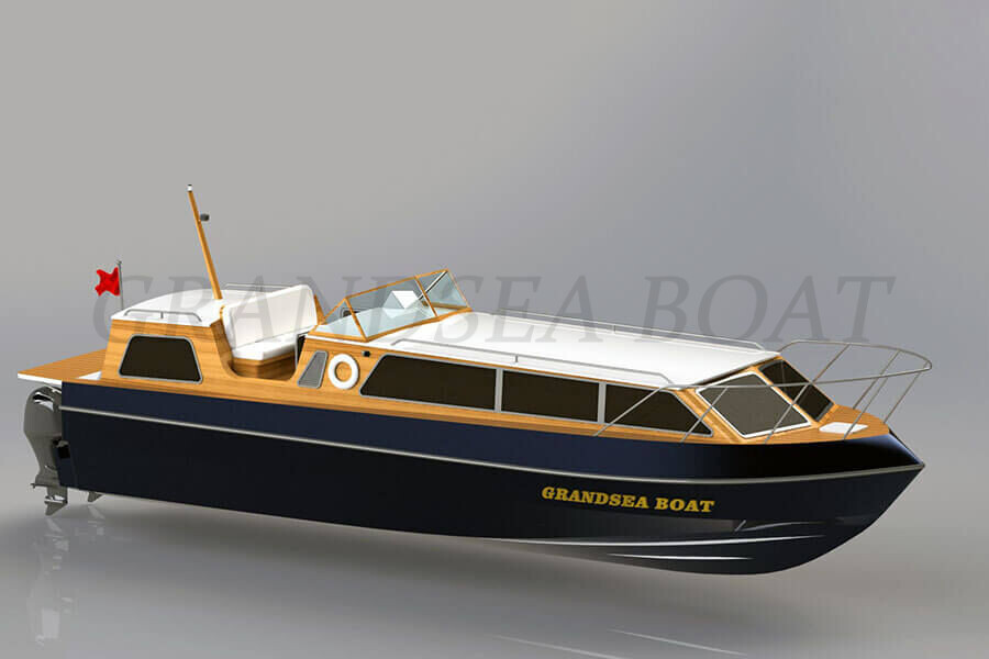 Grandsea 40ft Fiberglass Naval Admirals Ceremonial Craft Boat for Sale