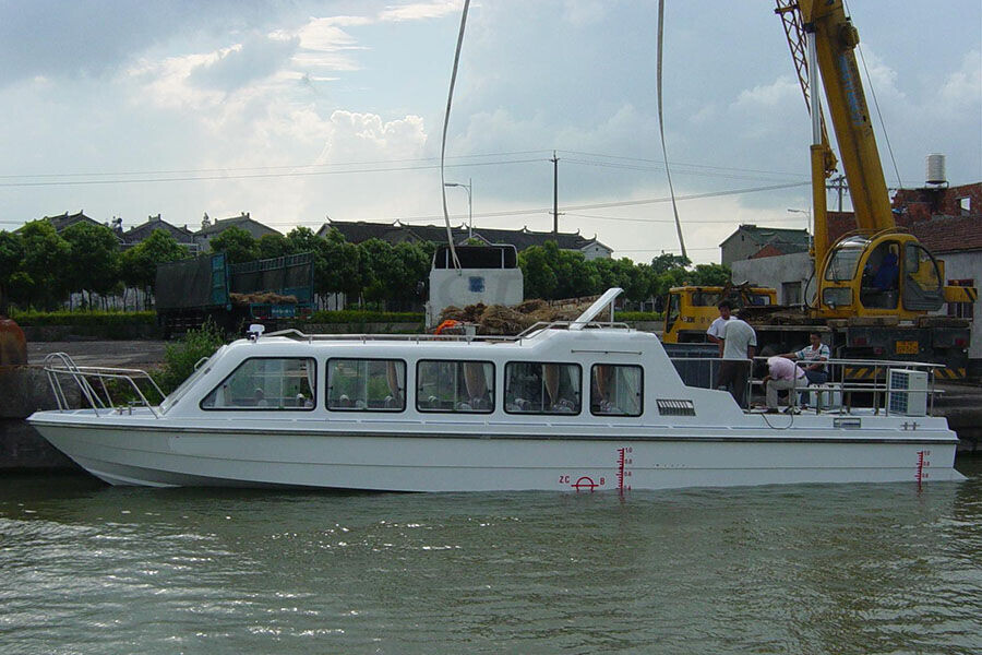 13.6m 26 Persons Fiberglass Passenger Ferry And Crew Boat for sale