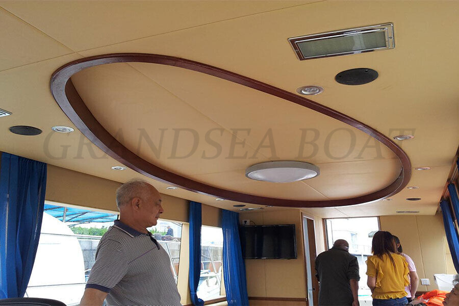 16.8m 40 persons fiberglass passenger crew boats for sale