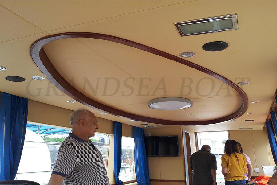 16.8m 40 persons fiberglass passenger crew boats for sale