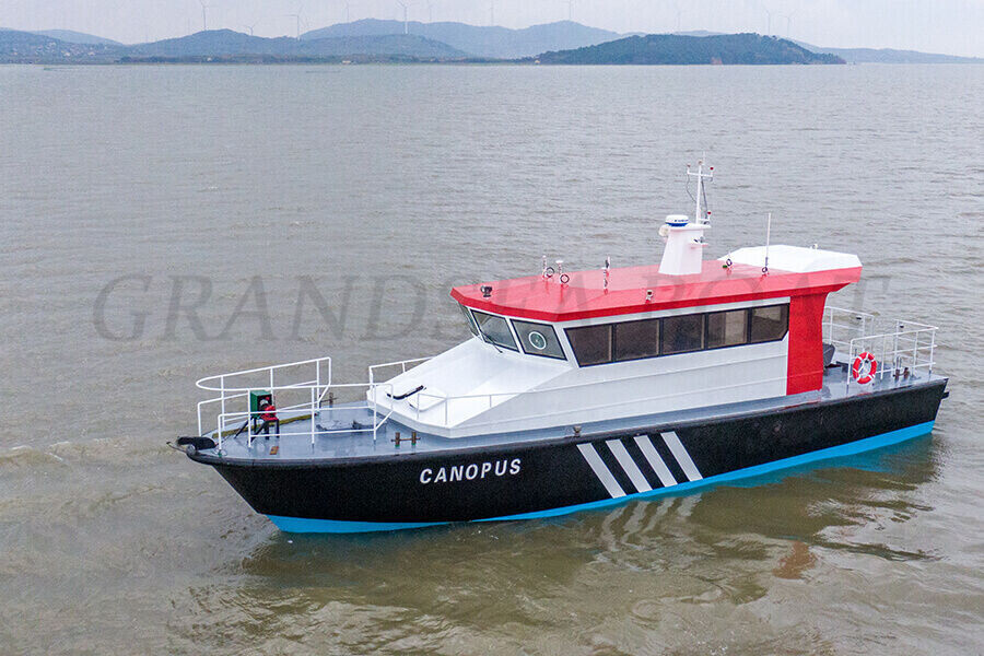 China 17m Steel Hull 40seater Passenger Crew Transfer Boat for Sale