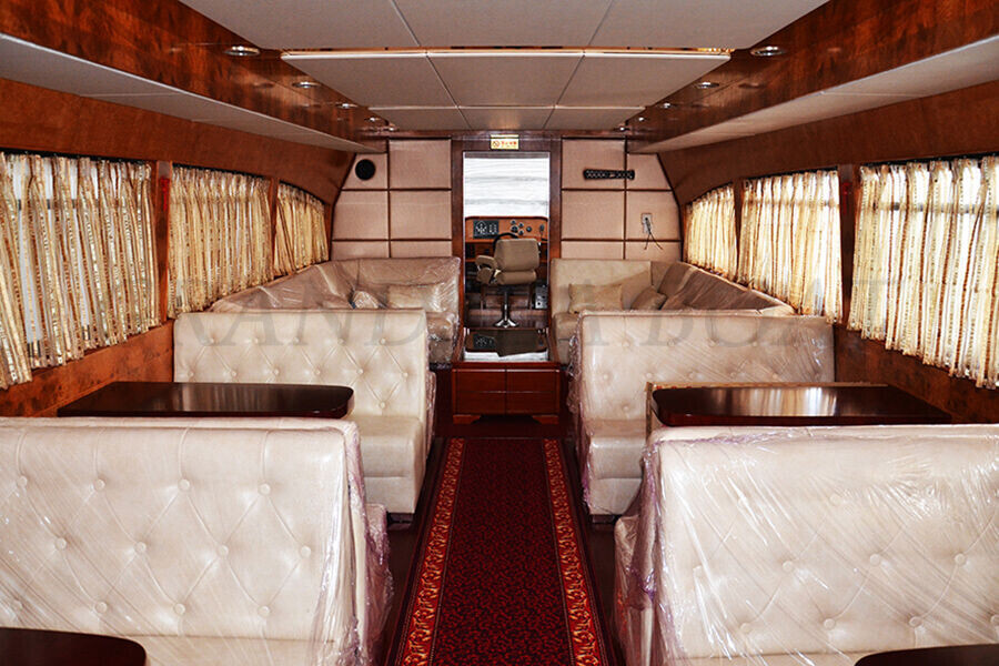 China 25m FRP Day Commercial 140 Passenger Ferry Boat for Sale