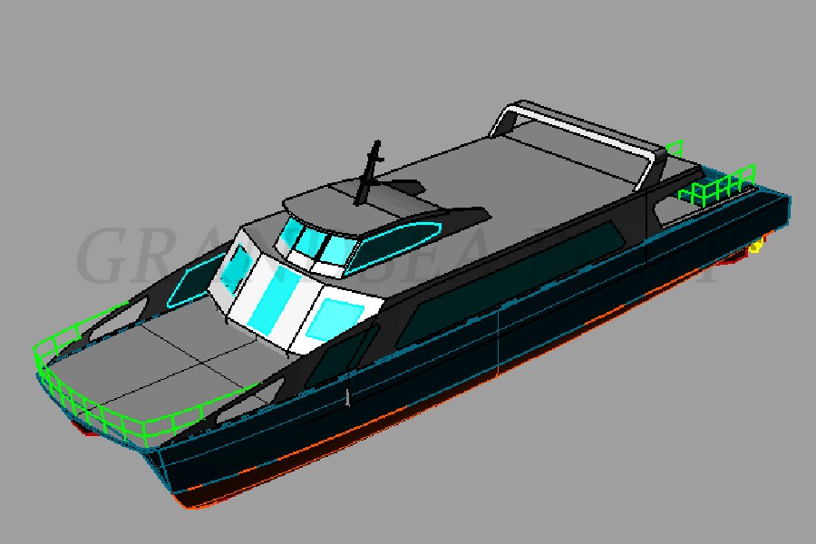 27m 140 Persons Catamaran Aluminum  Passenger Ferry Boats for Sale