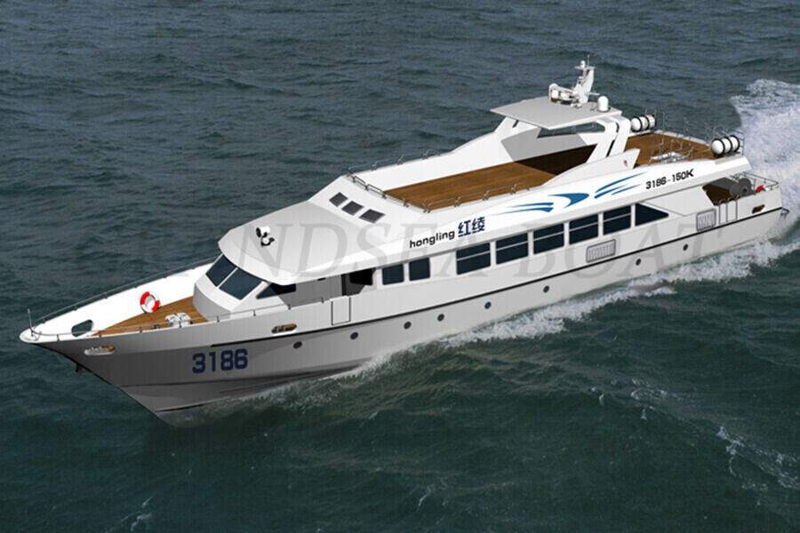  Grandsea 32m 200perons Aluminum Passenger Liner Ferry Ship for Sale
