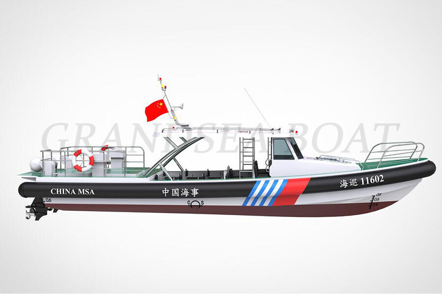 40ft Aluminum Military Coast Guard High-speed Patrol Boat for Sale