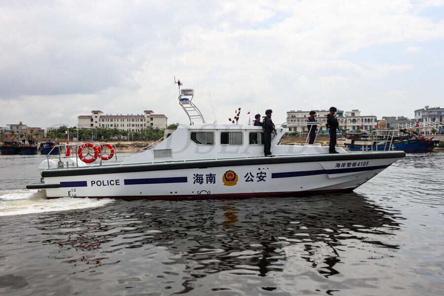 Grandsea 15m FRP Offshore Coast Guard Military Patrol Boat  Fast River Police Boat for sale