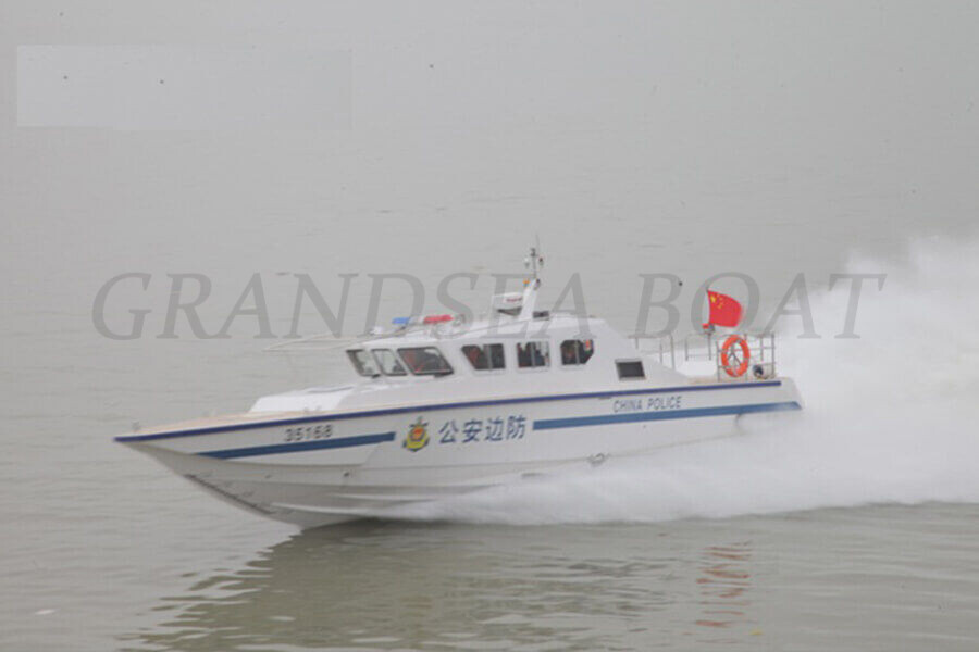 17m Fiberglass Fast Coast Guard  Patrol Boat for Sale