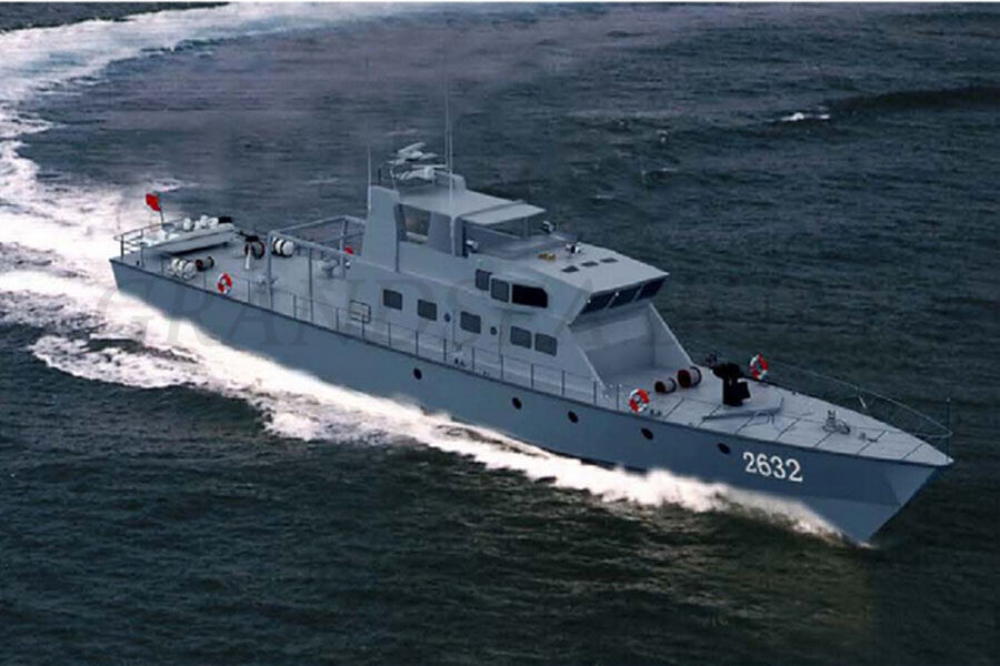 22m Fiberglass High Speed Patrol Boat for Sale