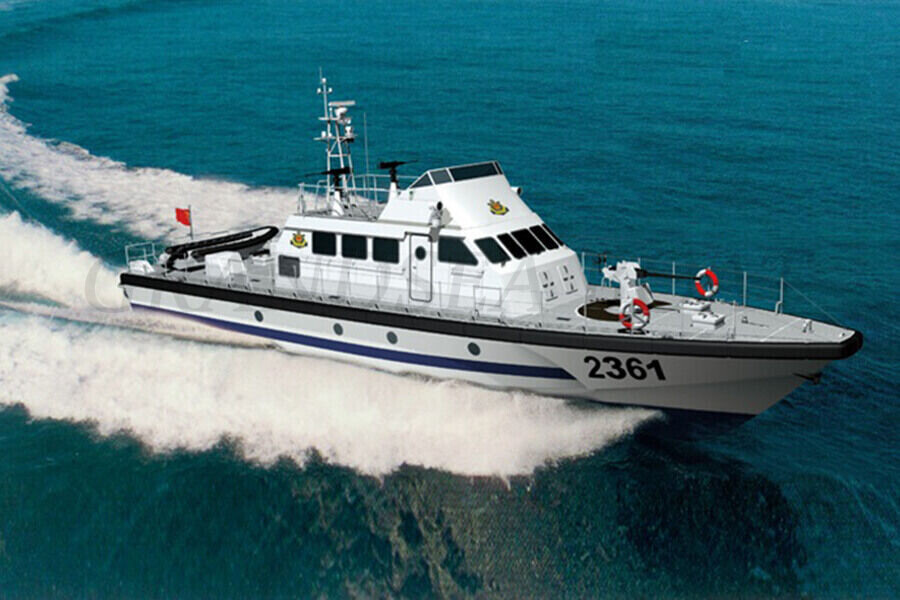 Grandsea 25m 40knots FRP Offshore Navy Mililtary Patrol Boat for Sale