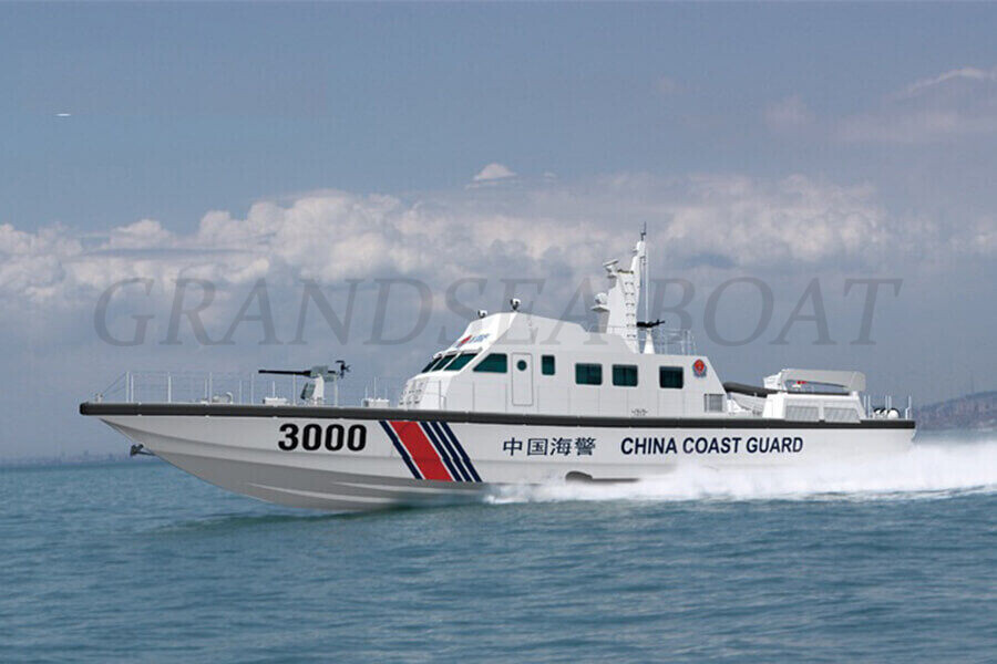 Grandsea 28m Offshore Coast Guard Military Government and Police Patrol Boat Aluminum for sale 