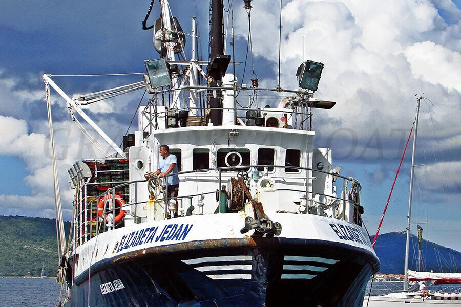 New Building BV Class Approved 73ft Deep Sea Steel Commercial Stern Fishing Boat For Sale