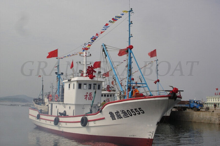 31.8m Commerical Fiberglass Pelagic Trawler And Purse Seine Fishing Boats for Sale