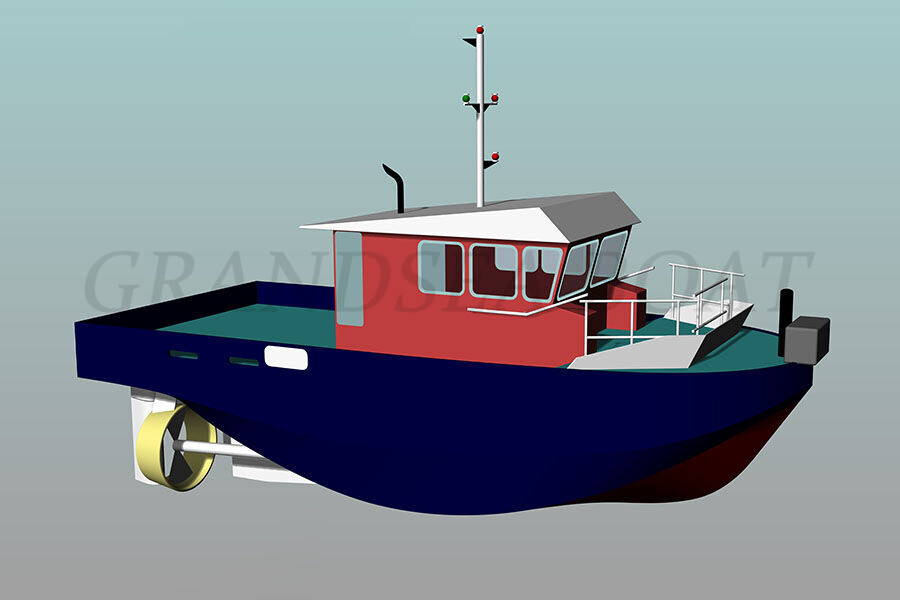 12m 800hp Aluminium Pusher Mini Small Tugboat for sale