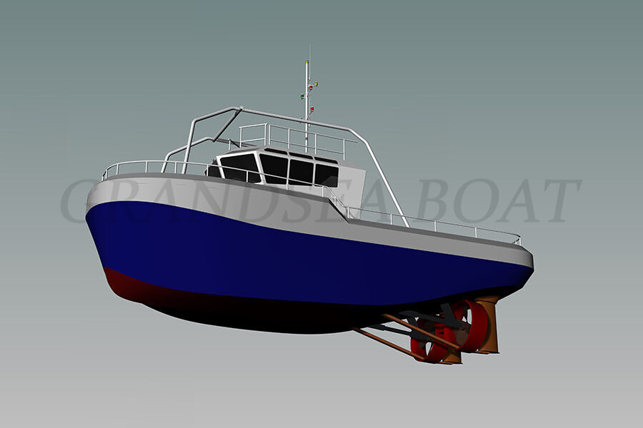 Grandsea Offshore Use 16m 1600hp Steel Tug Boat for Sale