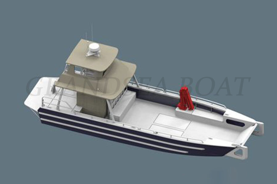 11.5m 38ft  All Welded Aluminum Landing Craft Boat For Sale