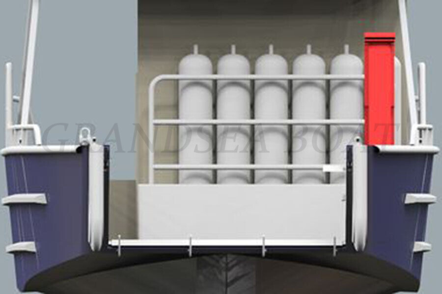 11.5m 38ft  All Welded Aluminum Landing Craft Boat For Sale