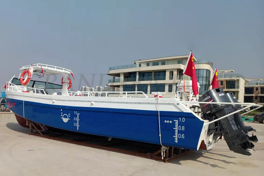 11m/36ft Aluminum Aquaculture Supply Use China Work Boat for Sale