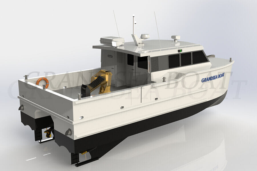 12m Aluminum Catamaran Work  and Utility Boats for sale