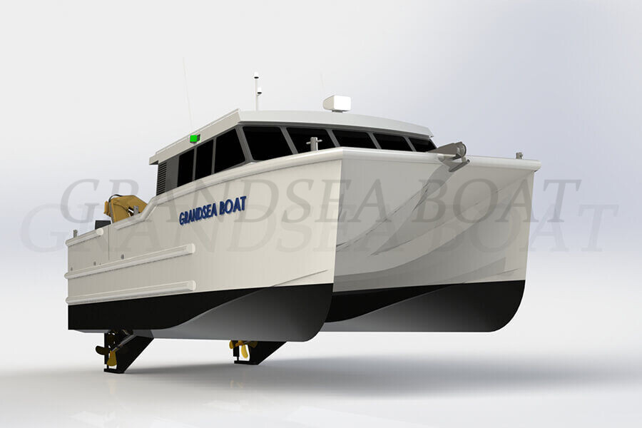12m Aluminum Catamaran Work  and Utility Boats for sale