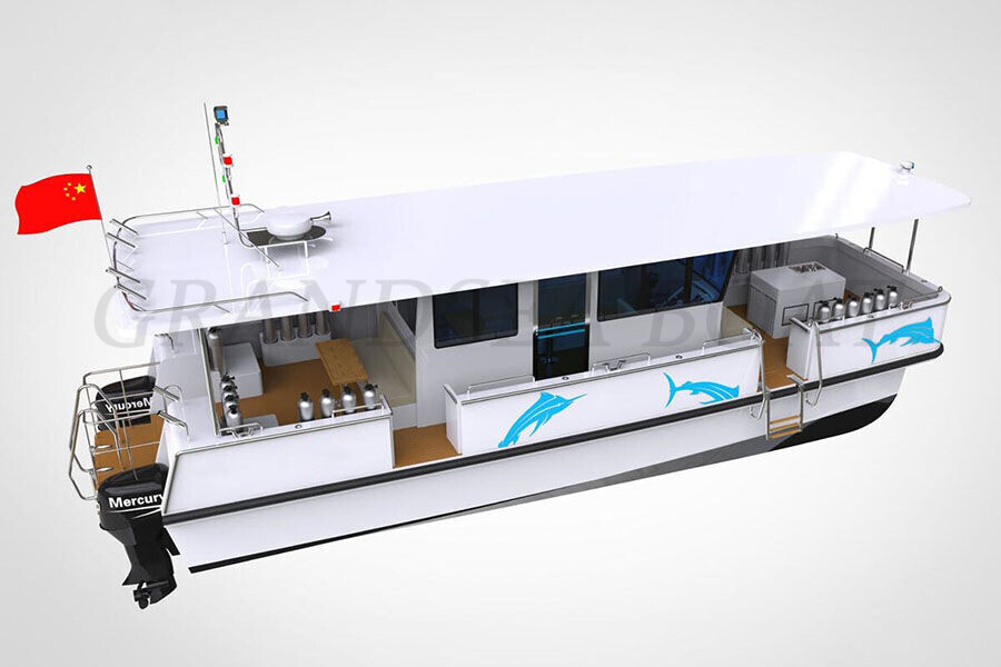 Grandsea 12m Aluminium Catamaran Diving And Scuba Boat for Sale