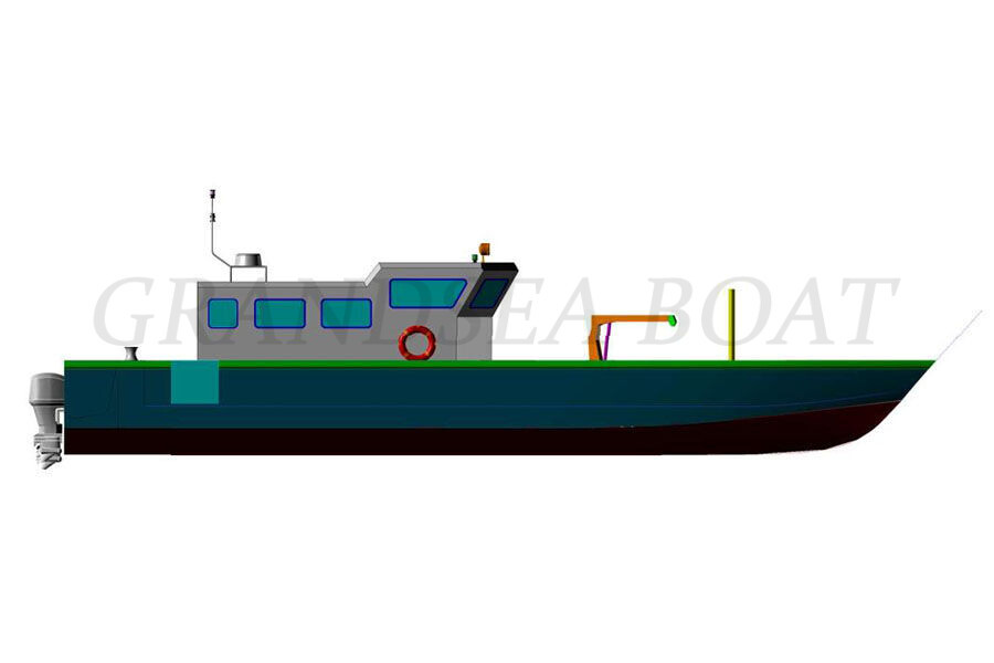 Grandsea 52ft 16m Aluminum LCT Fishing Boat for Sale