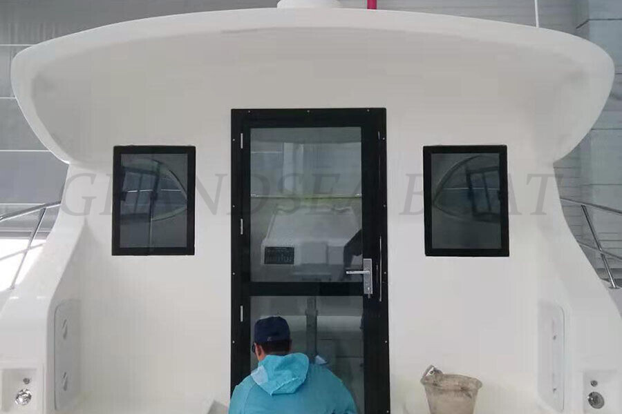 Grandsea 35ft Fiberglss Catamaran Cabin Fishing Boat  for Sale