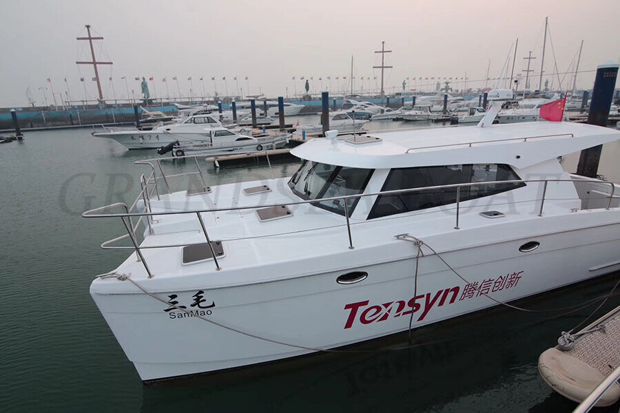 38ft Fiberglass Catamaran Lagoon Design House Motor Yacht  for Sale