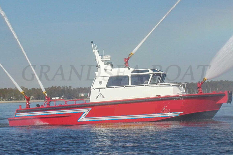 15m Aluminum Speed Fire Fighting And  Rescue Boat for Sale