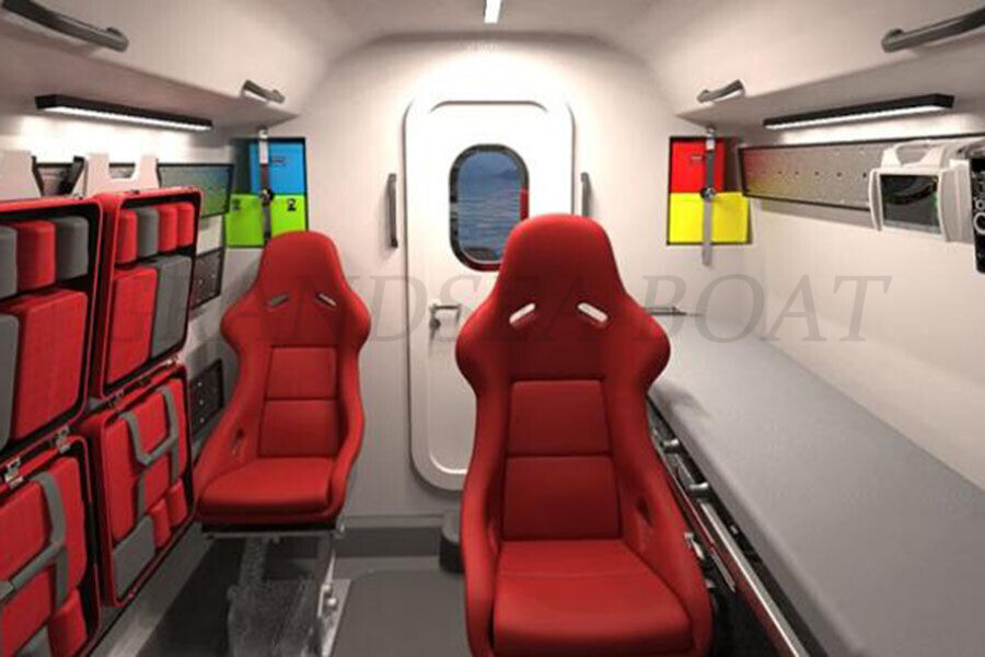 Grandsea 38ft FRP Rescue And Ambulance Boat for Sale